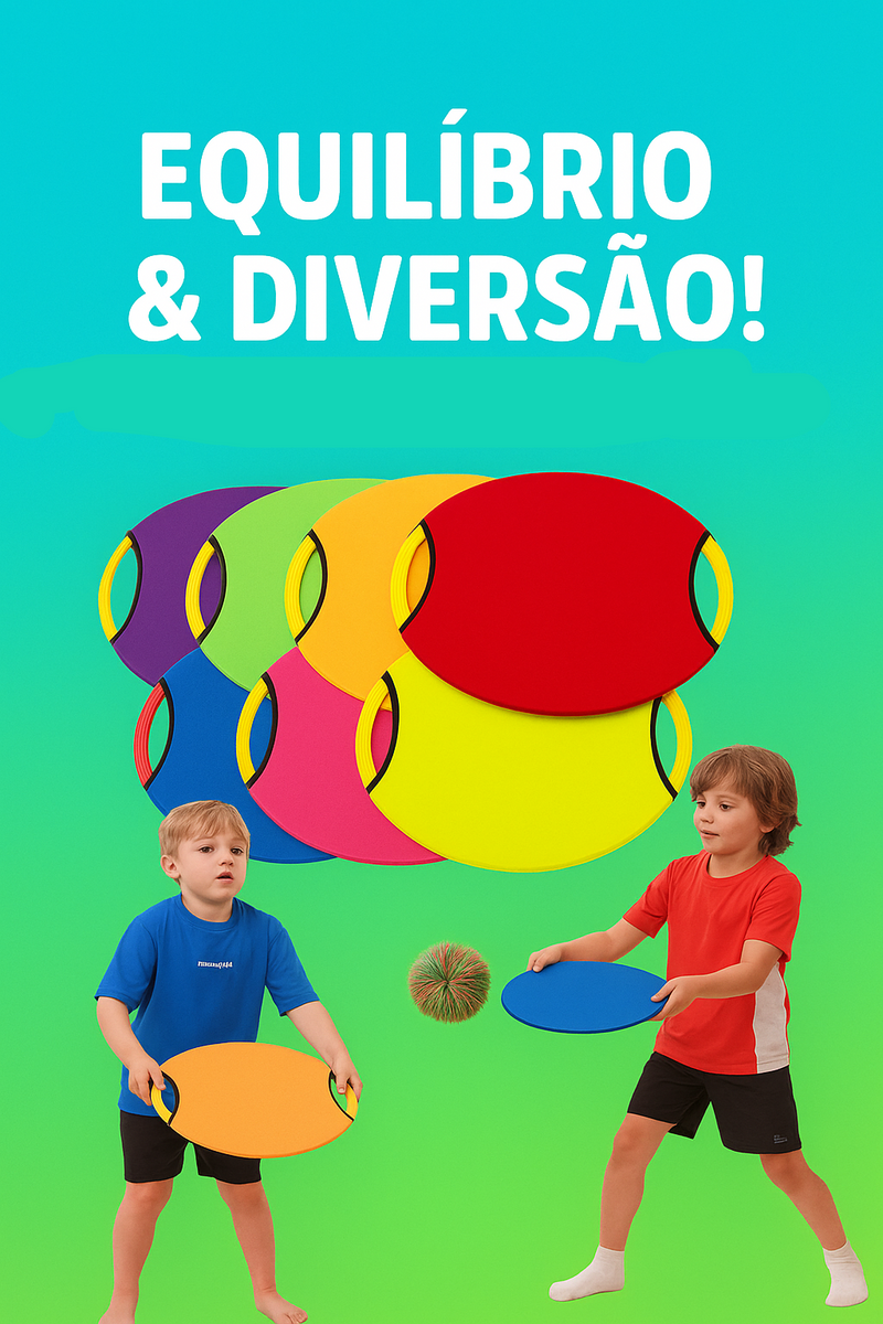 Brinquedo Infantil Círculo Saltitante – Jogo Sensorial e de Equilíbrio Educativo