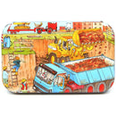 Quebra-Cabeça Infantil de Madeira 60 Peças – Animais e Veículos Educativo