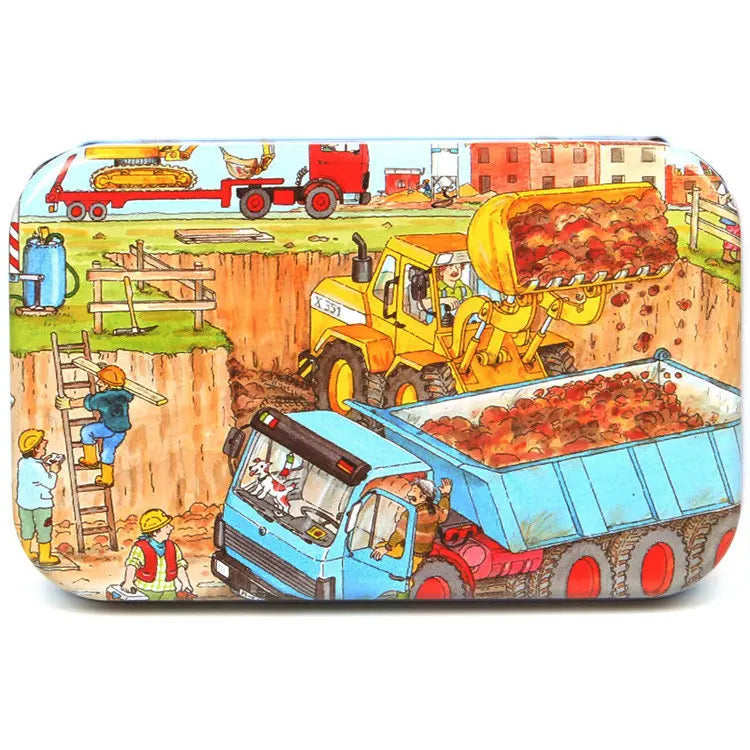 Quebra-Cabeça Infantil de Madeira 60 Peças – Animais e Veículos Educativo