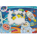 Quebra-Cabeça Infantil de Madeira 60 Peças – Animais e Veículos Educativo