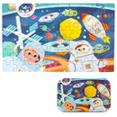 Quebra-Cabeça Infantil de Madeira 60 Peças – Animais e Veículos Educativo