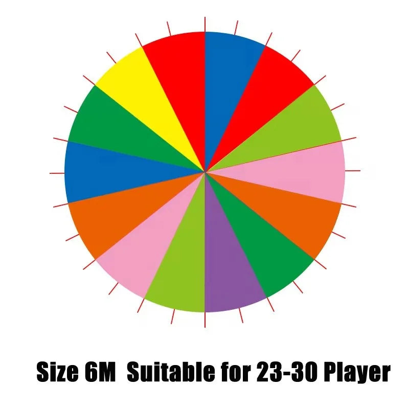 Brinquedo de paraquedas com guarda-chuva arco-íris