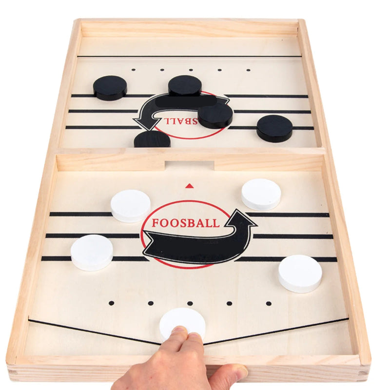 Jogo de Hockey de Mesa – Tabuleiro Sling Board de Velocidade