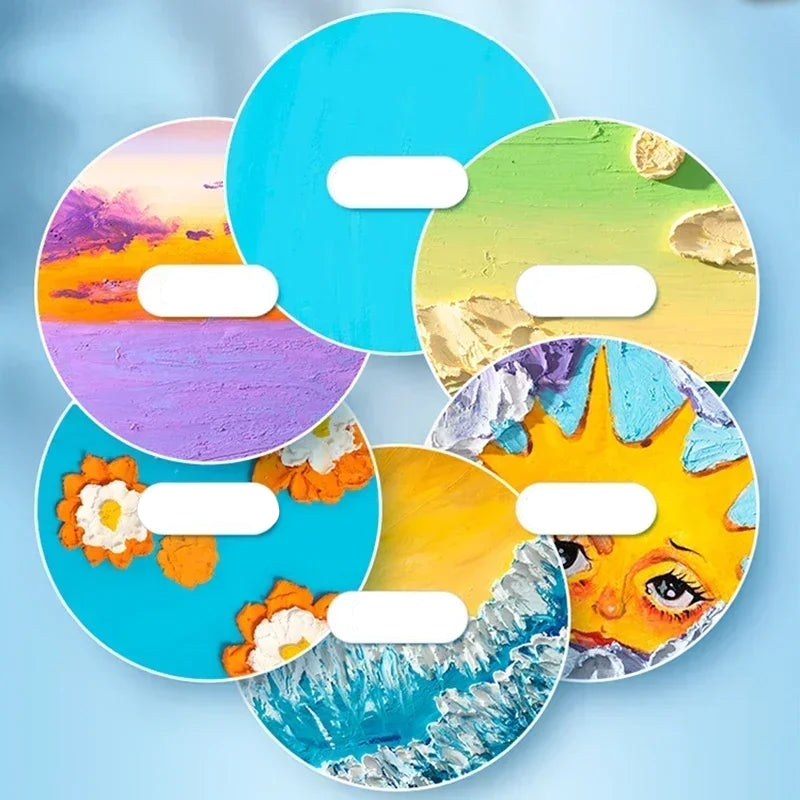 Conjunto de Pastéis a Óleo