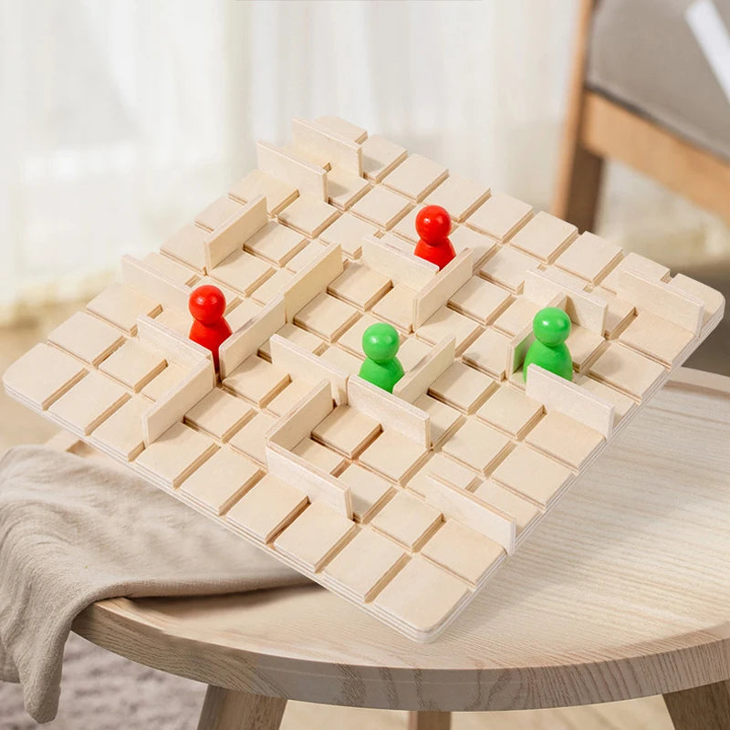 Jogo de tabuleiro de madeira passo a passo