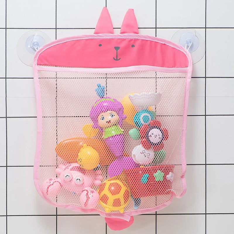 Organizador de Brinquedos de Banho – Bolsa Rede com Sucção Forte