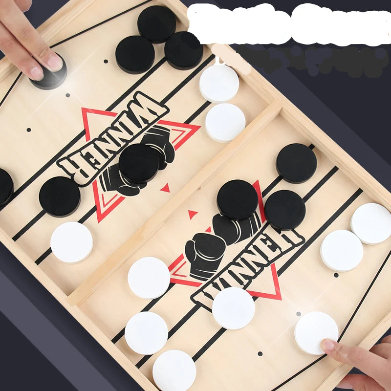 Jogo de Hockey de Mesa – Tabuleiro Sling Board de Velocidade