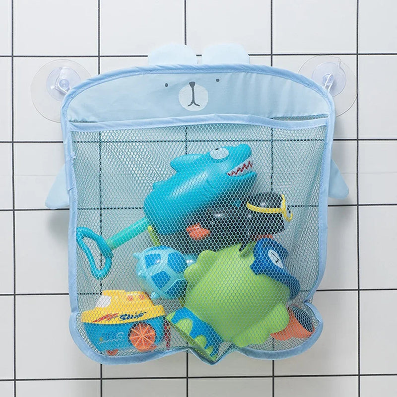 Organizador de Brinquedos de Banho – Bolsa Rede com Sucção Forte
