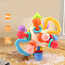 Bola Sensorial de Silicone para Bebê – Mordedor, Chocalho e Brinquedo de Estimulação 0 a 12 meses