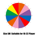 Brinquedo de paraquedas com guarda-chuva arco-íris