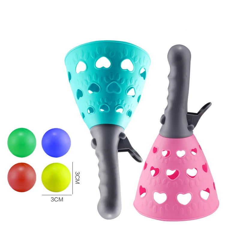 Conjunto de bolas adesivas para jogar e pegar