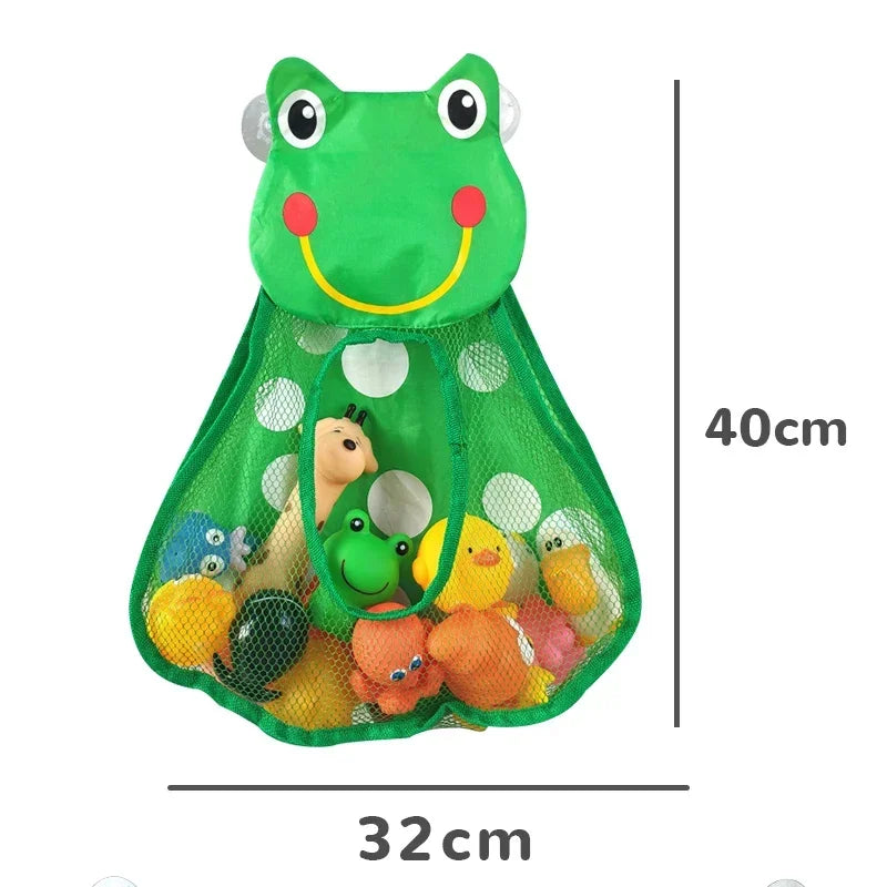 Organizador de Brinquedos de Banho – Bolsa Rede com Sucção Forte