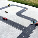 Fita estrada - Adesivo de Pista Preta para Corrida de Carrinhos