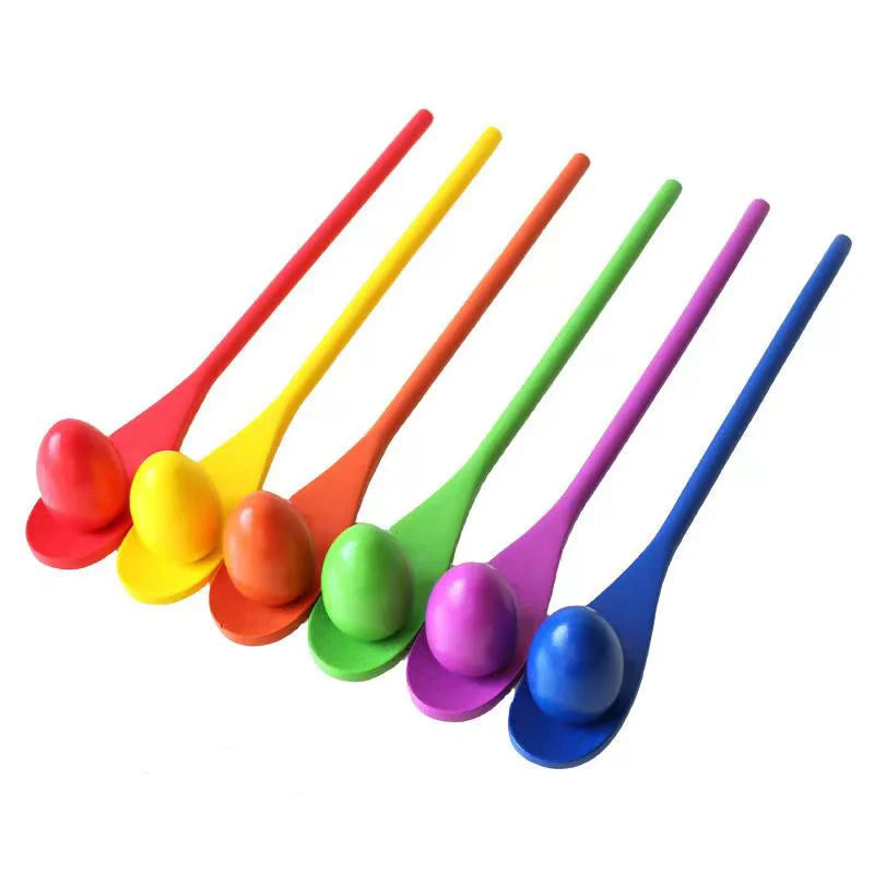 Corrida de Colher com ovo de madeira