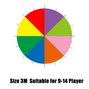 Brinquedo de paraquedas com guarda-chuva arco-íris