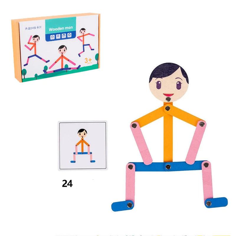 Quebra-cabeça Educativo de Madeira