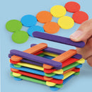 Quebra-cabeça de madeira Montessori