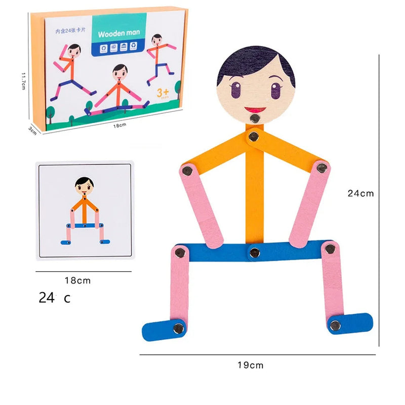 Quebra-cabeça Educativo de Madeira