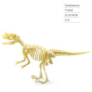 Kit de Arqueologia Infantil - 12 Esqueletos de Dinossauros Jurássicos