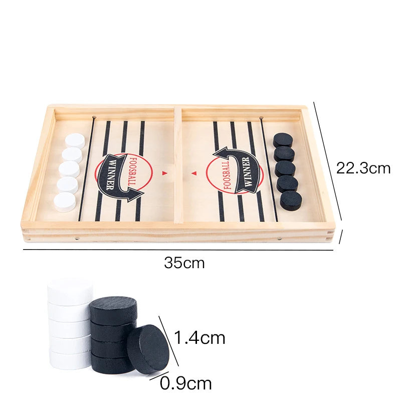 Jogo de Hockey de Mesa – Tabuleiro Sling Board de Velocidade