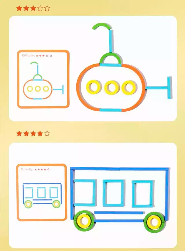 Quebra-Cabeça Desafiador e Divertido – Jogo Montessori